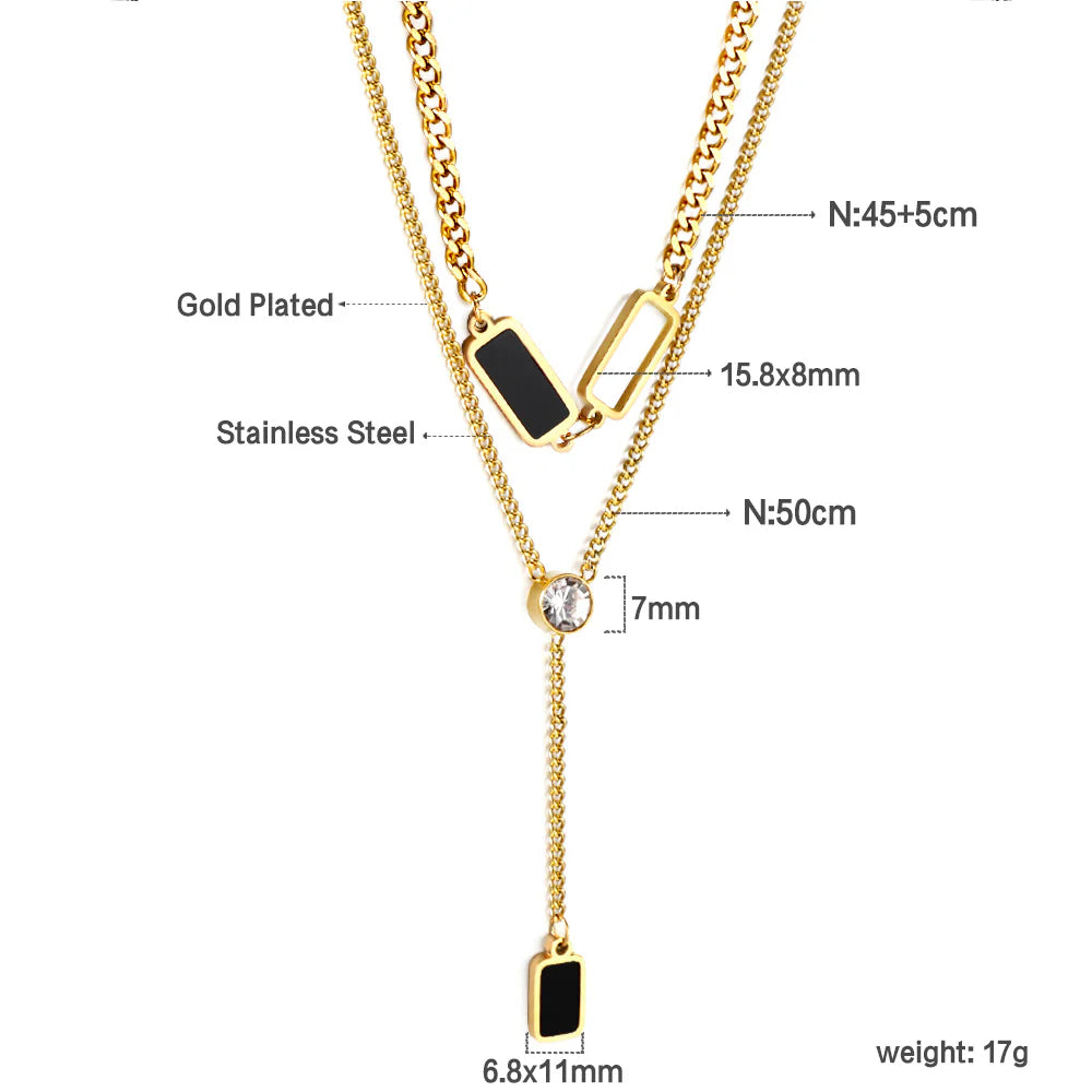 Double Chain Necklace
